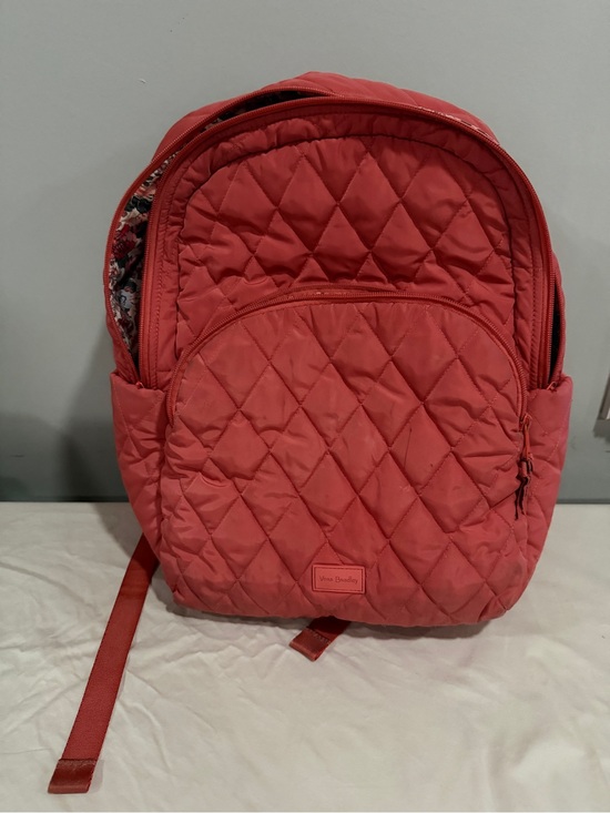 Vera Bradley Handbags - Vera Bradley Quilted Coral Pink Backpack